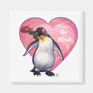 Íman Dia dos namorados do pinguim