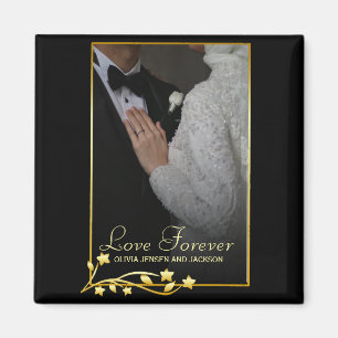 Íman Dia dos Namorados Foto Personalizada de Casal