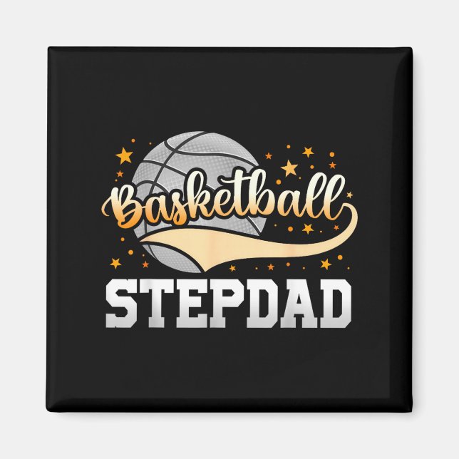 Íman Dia dos pais de stepdad de basquete  (Frente)