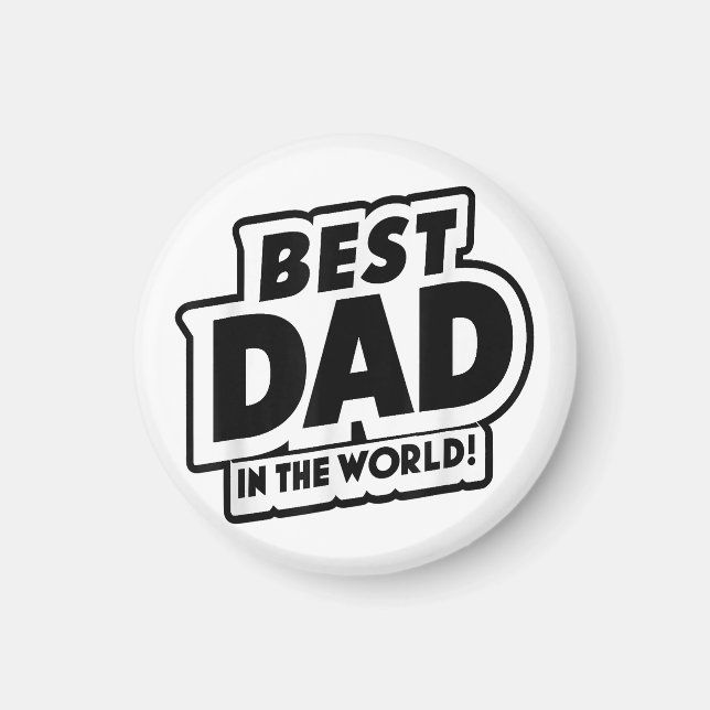 Íman Dia dos Pais Melhor Pai do Mundo (Frente)