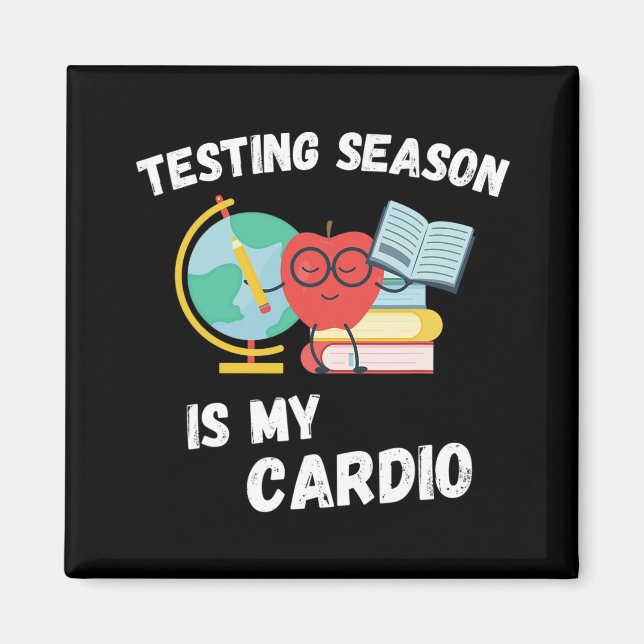 Íman Dia dos Professores de Teste de Cardio (Frente)