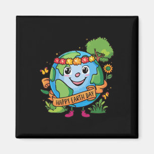 Íman Dia Feliz da Terra do Planeta Gelado Dia da Consci