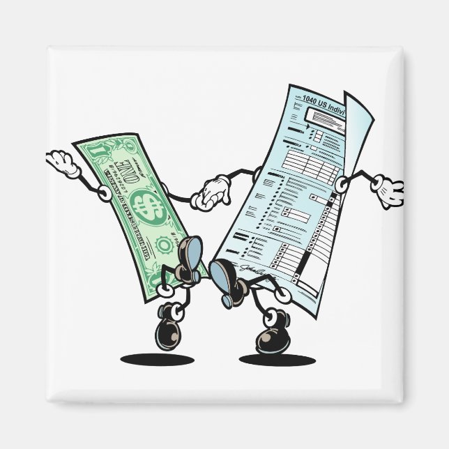 Íman dia fiscal feliz (Frente)