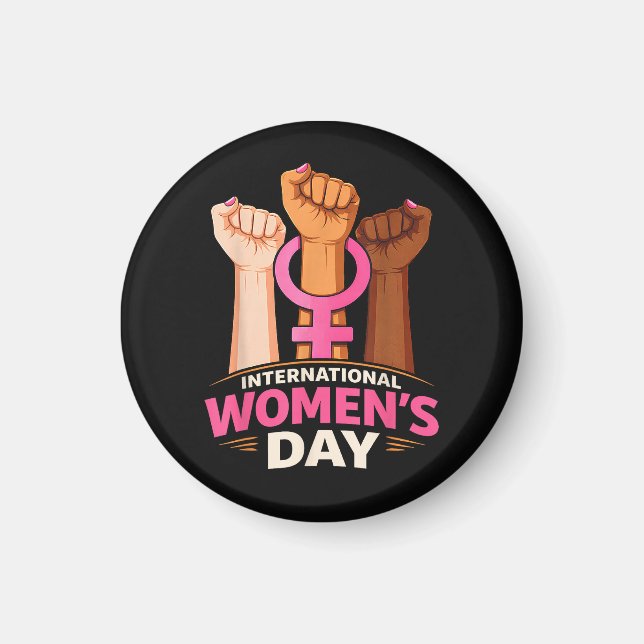 Íman Dia Internacional da Mulher 8 de Março (Frente)