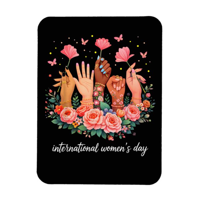 Íman Dia Internacional da Mulher 8 Março 2026 (Vertical)