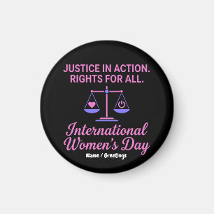Íman Dia Internacional da Mulher Justiça em Ação Direit