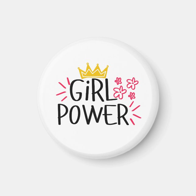 Íman Dia Internacional da Mulher Poder Feminino (Frente)