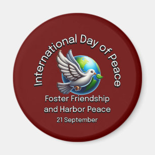 Íman Dia Internacional da Paz. Foster Amizade.