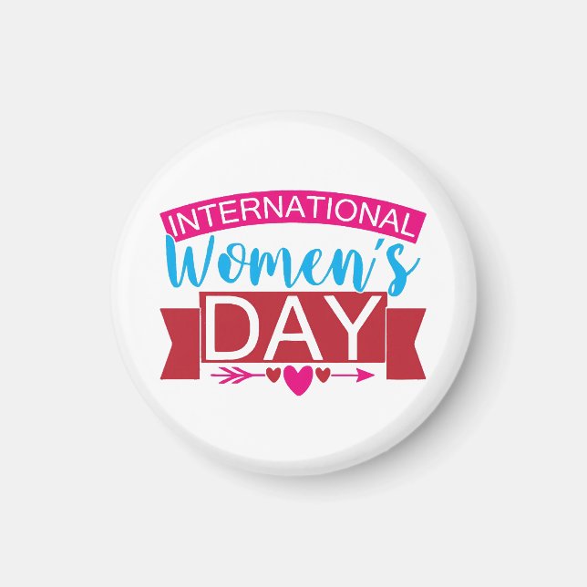 Íman Dia Internacional das Mulheres (Frente)