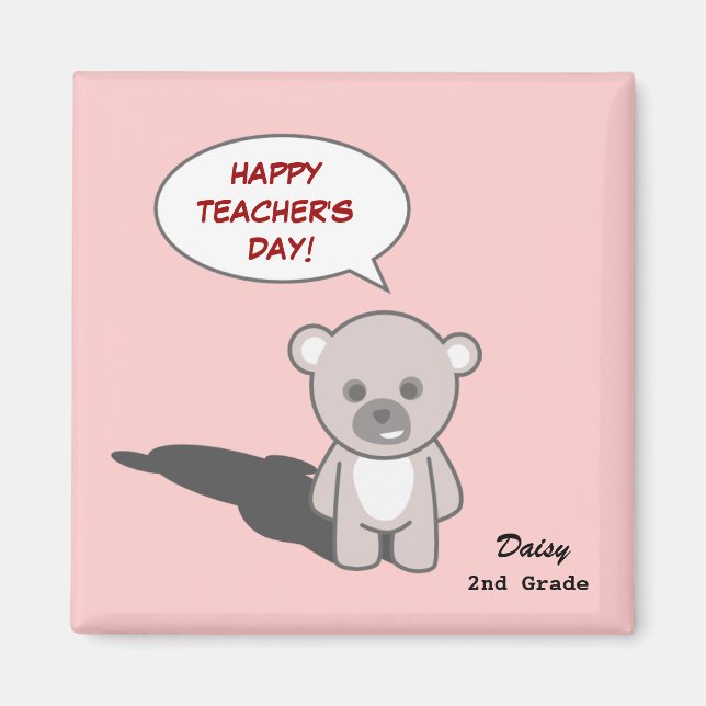 Íman Dia_Magnet1(Personalizar) do professor (Frente)