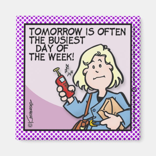 Íman Dia mais movimentado (Frente)