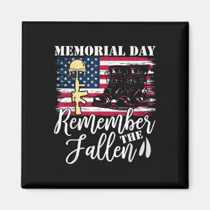 Íman Dia Memorial Lembre-Se Do Fallen Patriotic Veteran