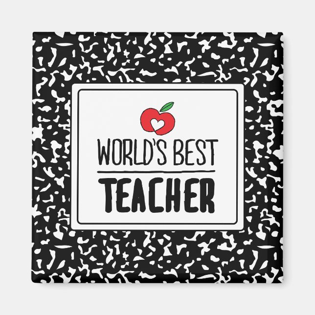 Íman Dia Mundial de Professores de Melhor Apreciação (Frente)