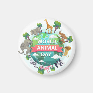 Íman Dia Mundial dos Animais