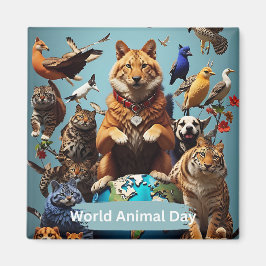 Íman Dia Mundial dos Animais