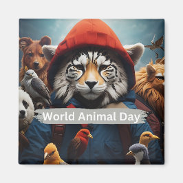 Íman Dia Mundial dos Animais