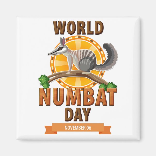 Íman Dia Mundial dos Números (Frente)