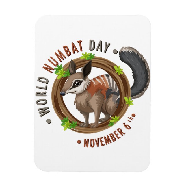 Íman Dia Mundial dos Números (Vertical)