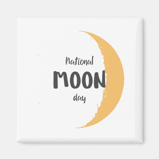 Íman Dia Nacional da Lua (Frente)