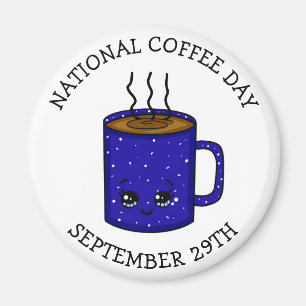 Íman Dia Nacional do Café 29 de setembro   Feriado Eng