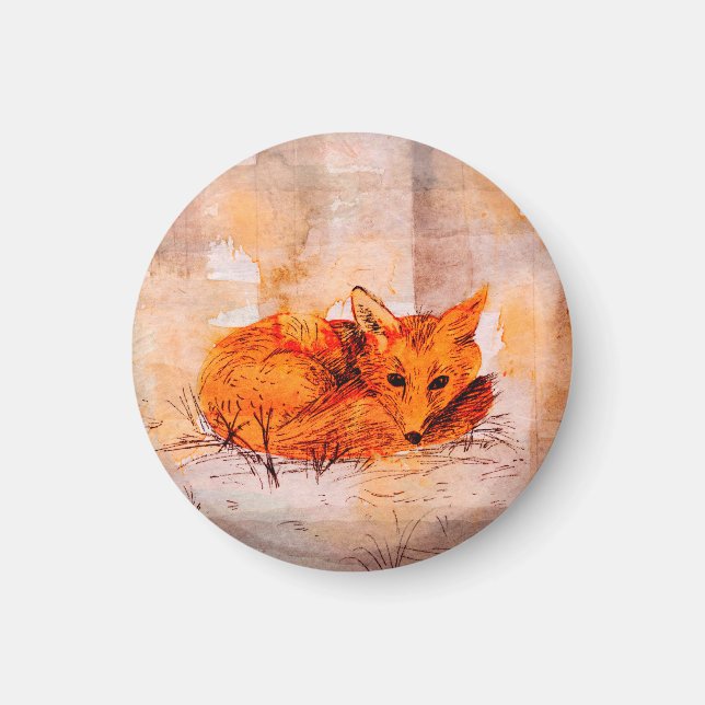 Íman dia nebuloso, raposa pequena (Frente)