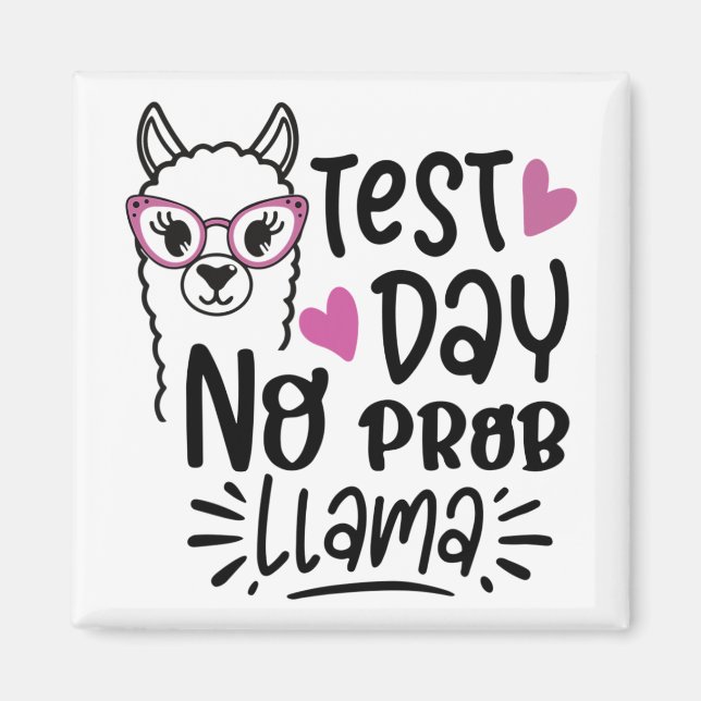 Íman Dia sem Prob-llama Llama Testando o Professor Dia  (Frente)