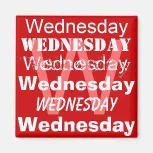 Íman Dia útil de quarta-feira do ímã da semana