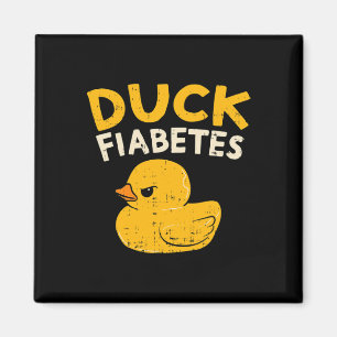Íman Diabetes Divertidos Sensibilização Duck Fiabetes E