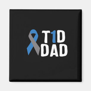Íman Diabetes do Pai T1d Sensibilização Tipo 1 Insulina