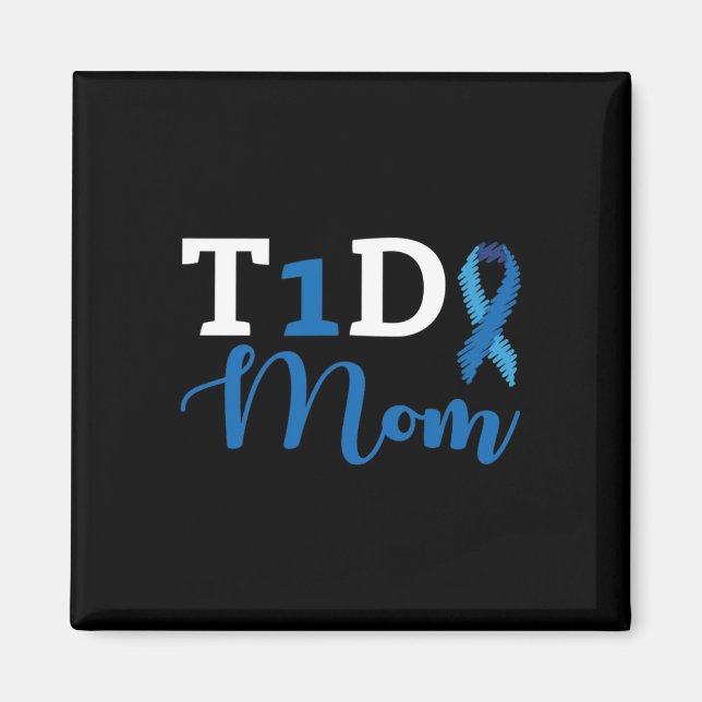 Íman Diabetes Tipo 1 - Diabetes T1D Mãe 1 (Frente)