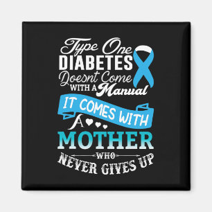 Íman Diabetes Tipo Um Para Diabetes Azul-Mãe
