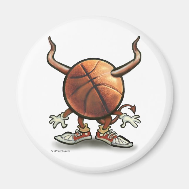 Íman Diabo de Basquete (Frente)