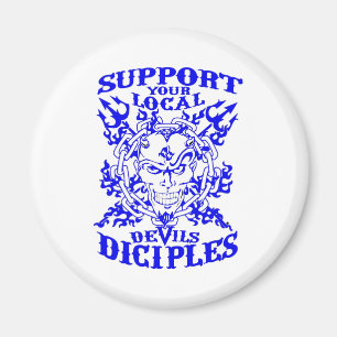 Íman Diabos Diciples MC - ímã do apoio