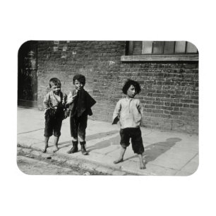 Íman Diabretes de rua em Lambeth (foto de b/w)