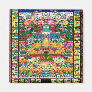 Íman Diagrama Cósmico de Mandala para a Meditação