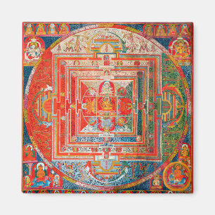 Íman Diagrama Cósmico de Mandala para a Meditação