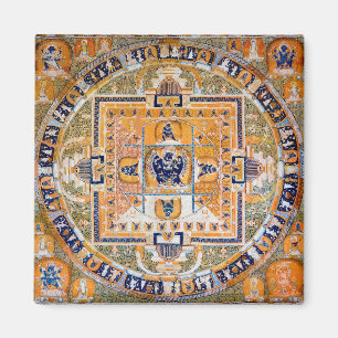 Íman Diagrama Cósmico de Mandala para a Meditação