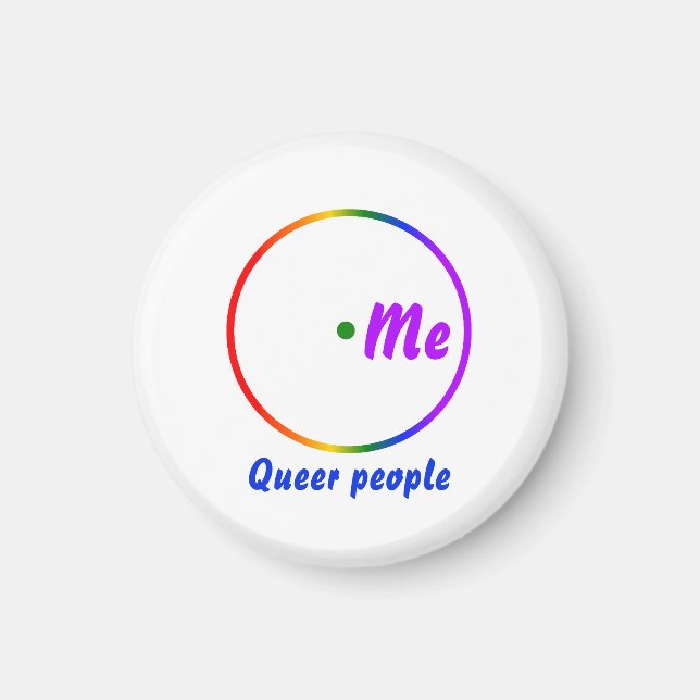 Íman Diagrama de Venn de identidade única (Frente)