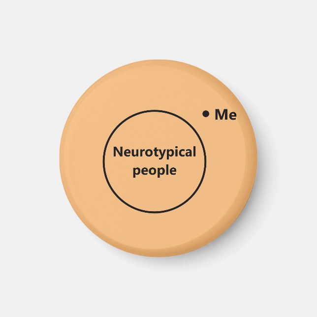 Íman Diagrama de Venn não típico (Frente)