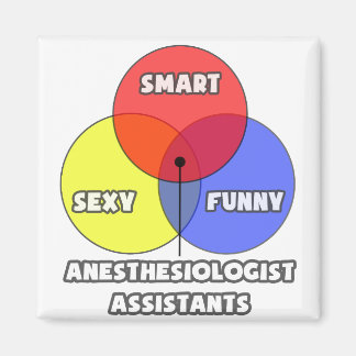 Íman Diagrama Venn.. Assistentes de Anestesiologistas