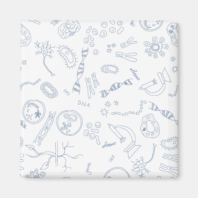 Íman Diagramas científicos de biologia design (Frente)