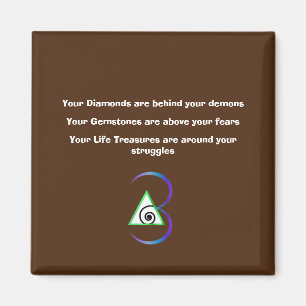Íman Diamante, Pedras De Gema, Tesouros Da Vida, Magnet
