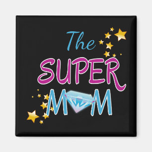 Íman Diamantes da Super Mãe dia de as mães belo texto