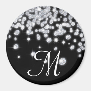 Íman Diamond Jewels Jewelry Monograma Magnet