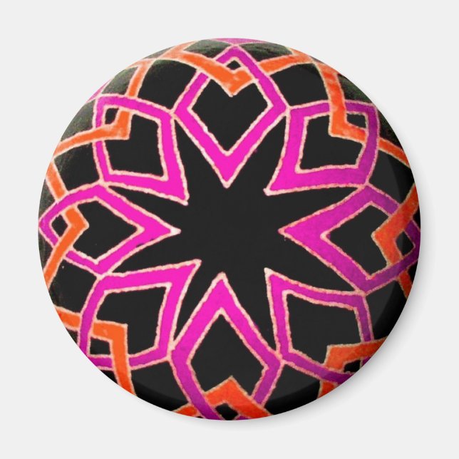 Íman Diamond Pysanka Magnet (Frente)