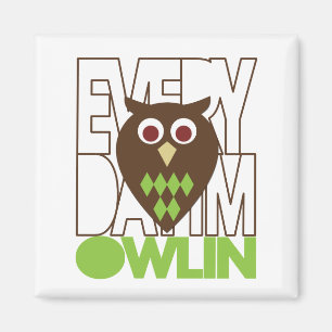 Íman Diário eu sou Owling