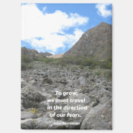 Íman Diário inspiracional, "Para crescer. ."