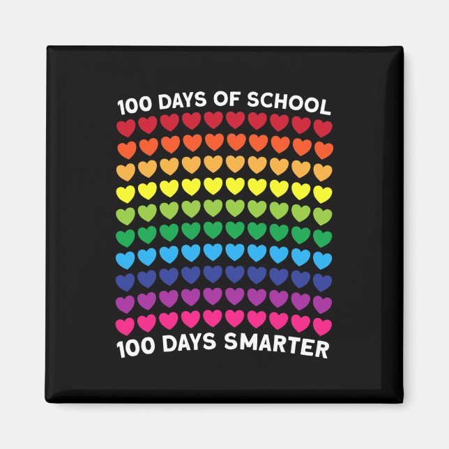 Íman Dias Da Escola 100 Dias Mais Inteligentes De Amor  (Frente)