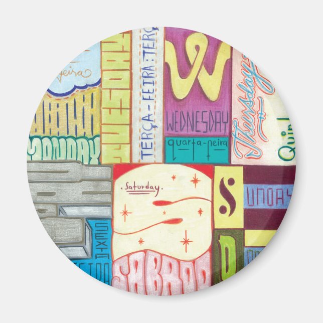 Íman Dias da semana (Frente)