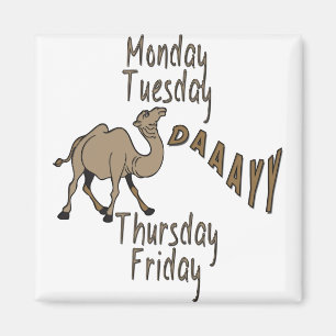 Íman Dias da Semana do Dia Útil